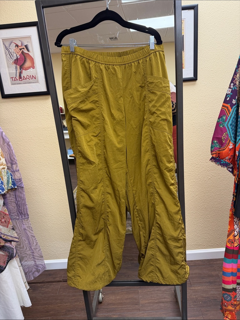 FP Movement by Free People Olive Wide-Leg Utility Pants